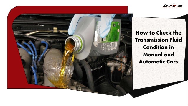 how to check transmission fluid in a car